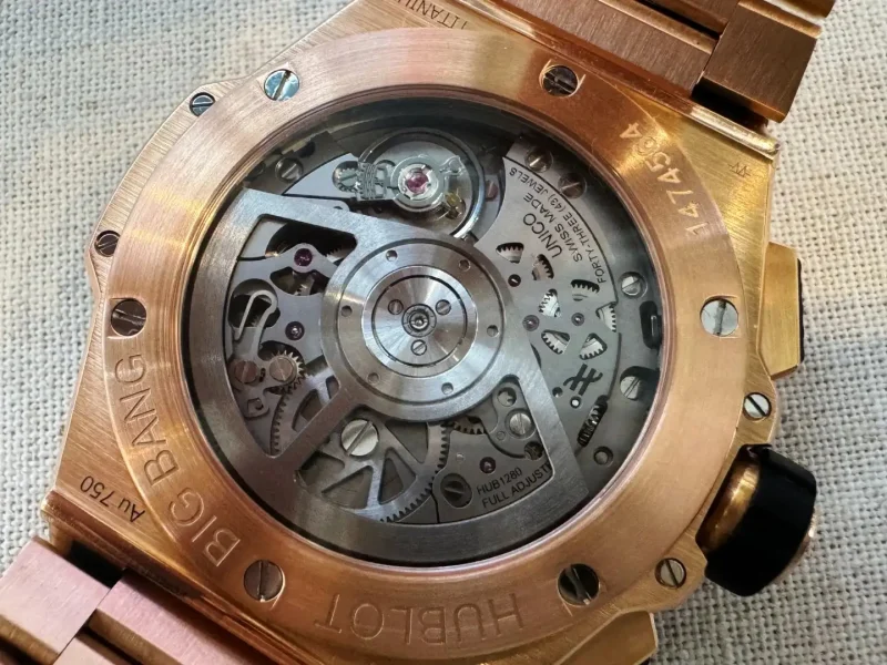 Hublot Big Bang Men Automatic Black 18ct Rose Gold Watch 451.OX.1180.OX - Image 5