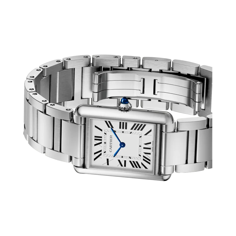 Cartier Tank Must 34 mm Women Quartz Silver Stainless Steel Watch WSTA0052 - Image 3