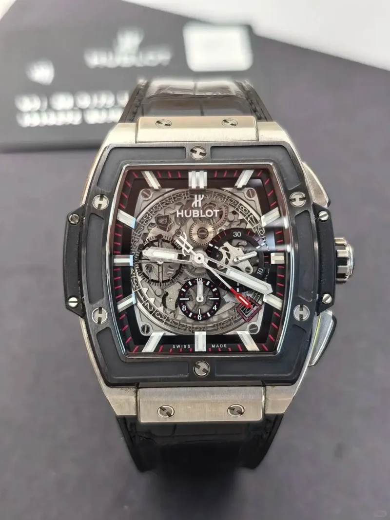 Hublot Spirit Of Big Bang Men Automatic Black Rubber Watch 601.NM.0173.RX - Image 2