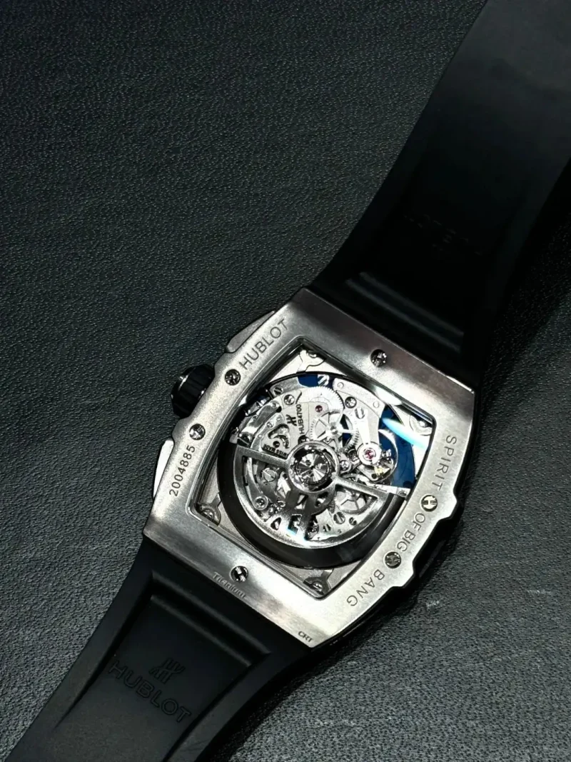 Hublot Spirit Of Big Bang Men Automatic Blue Rubber Watch 641.NX.7170.RX - Image 3