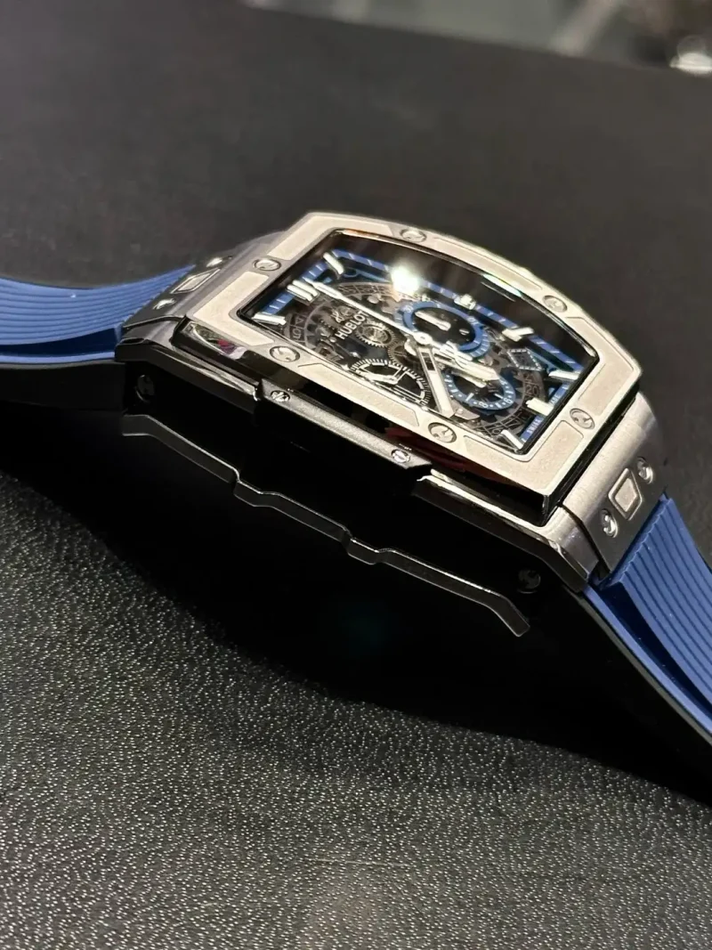 Hublot Spirit Of Big Bang Men Automatic Blue Rubber Watch 641.NX.7170.RX - Image 4