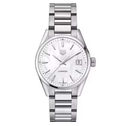 TAG Heuer Carrera Women Quartz White Stainless Steel Watch WBK1311.BA0652