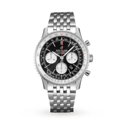 Breitling Navitimer Men Automatic Black Stainless Steel Watch AB0121211B1A1