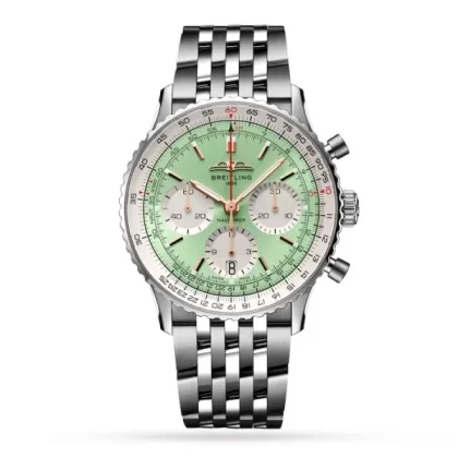 Breitling Navitimer Men Automatic Mint Stainless Steel Watch AB0139211L1A1