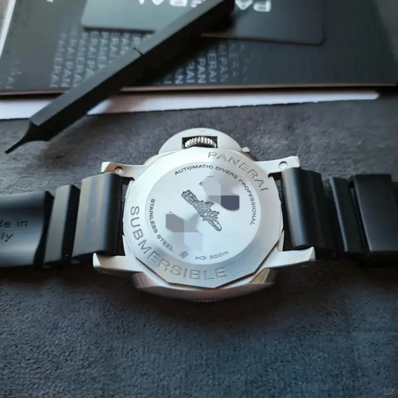 Panerai Submersible Men Automatic White Rubber Watch PAM01223 - Image 3