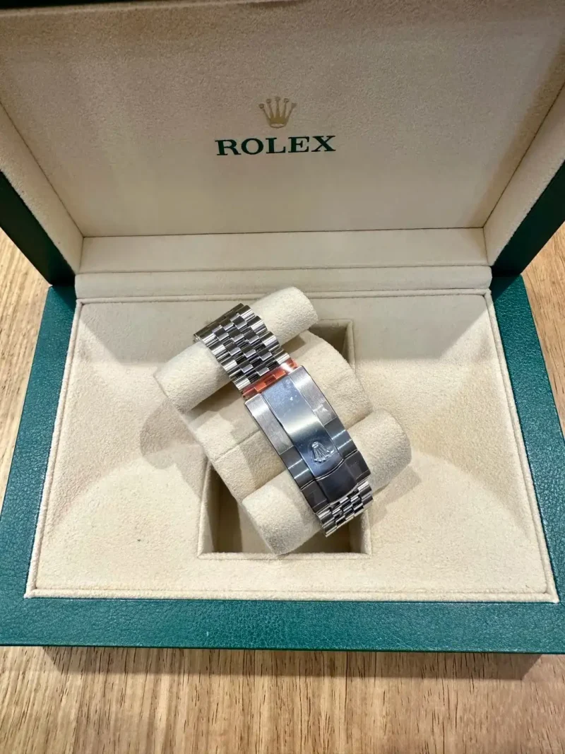 Rolex Sky Dweller Blue Dial White Gold Bezel Steel Jubilee 326934 - Image 4