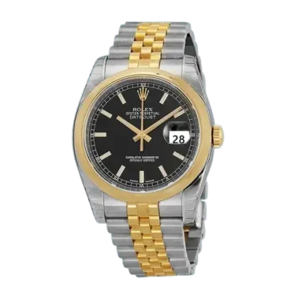 Rolex Datejust 36mm 116203BKSJ Men’s Silver-tone Swiss Replica Watch
