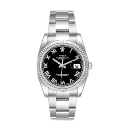 Rolex Datejust 36mm 116234BKRO Men’s Stainless Steel Watch