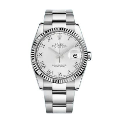 Rolex Datejust 36mm 116234WRO Men’s Silver-tone White Dial