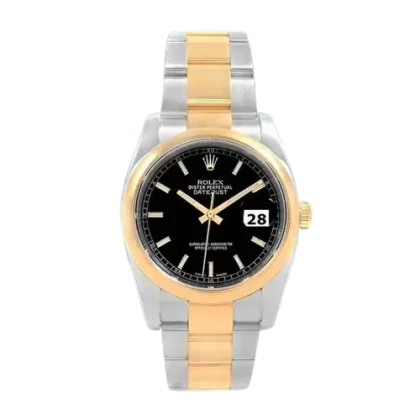 Rolex Datejust 36mm Men’s 116203BKSO Black Dial Swiss Replica Wacthes