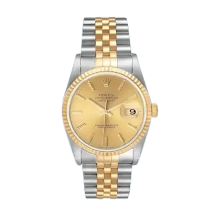 Rolex Datejust Men’s 16233CSJ 36mm Watch Silver-tone