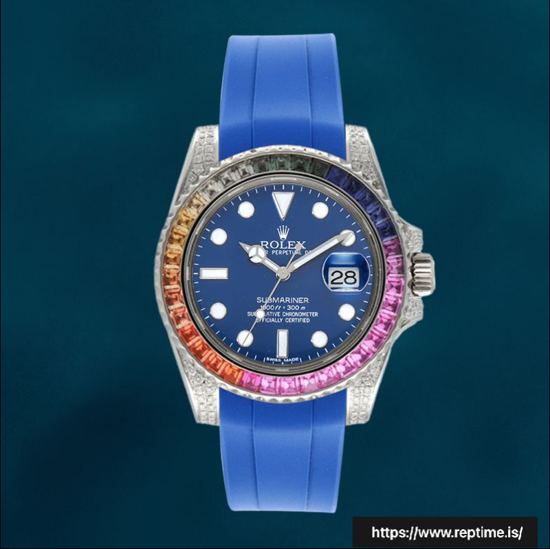 Rolex Submariner 40mm 116610 Men’s Rubber Band Swiss Replica Watch - Image 2