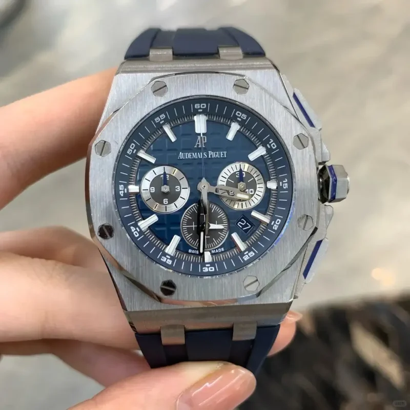 Audemars Piguet Royal Oak Offshore Selfwinding Chronograph Blue, Silver 26480TI.OO.A027CA.01 - Image 2