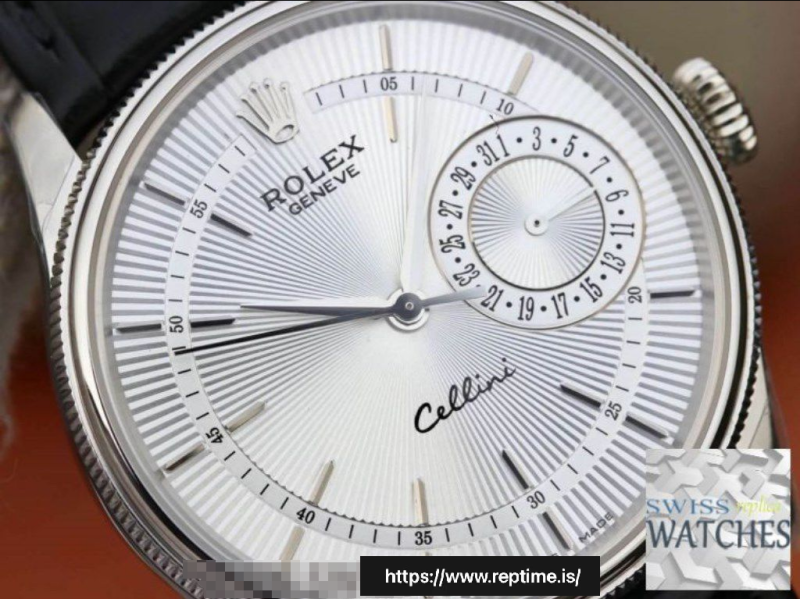 ROLEX CELINI WHITE DIAL SCRATCH PROOF 39MM SWISS REPLICA M50519-0006 - Image 4