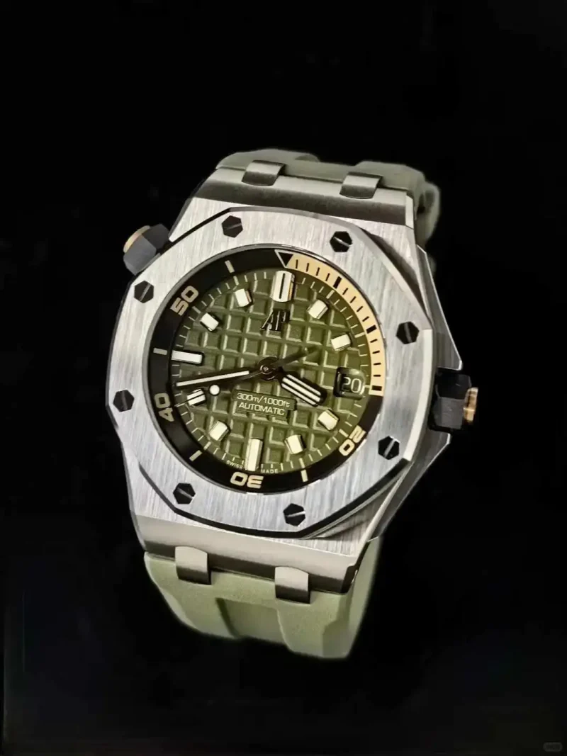 Audemars Piguet Royal Oak Offshore Diver Green 15710ST.OO.A052CA.01 - Image 2