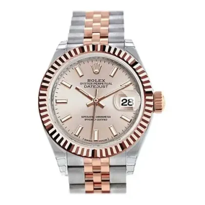 ROLEX DATEJUST SILVER DIAL 18K YELLOW GOLD 36MM SWISS REPLICA 126233.6