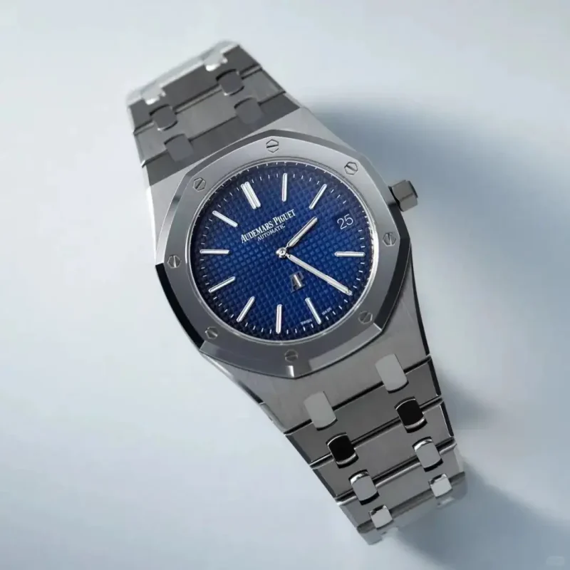 Audemars Piguet Royal Oak Jumbo Extra-Thin Blue 15202IP.OO.1240IP.01 - Image 2
