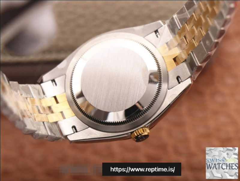 ROLEX DATEJUST GREEN DIAL 18K YELLOW GOLD 36MM SWISS REPLICA m126233.0025 - Image 9