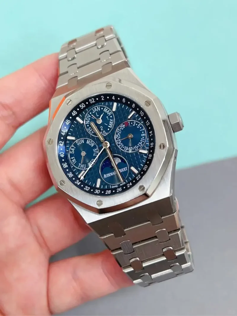 Audemars Piguet Royal Oak Perpetual Calendar Blue 26574ST.OO.1220ST.02 - Image 2