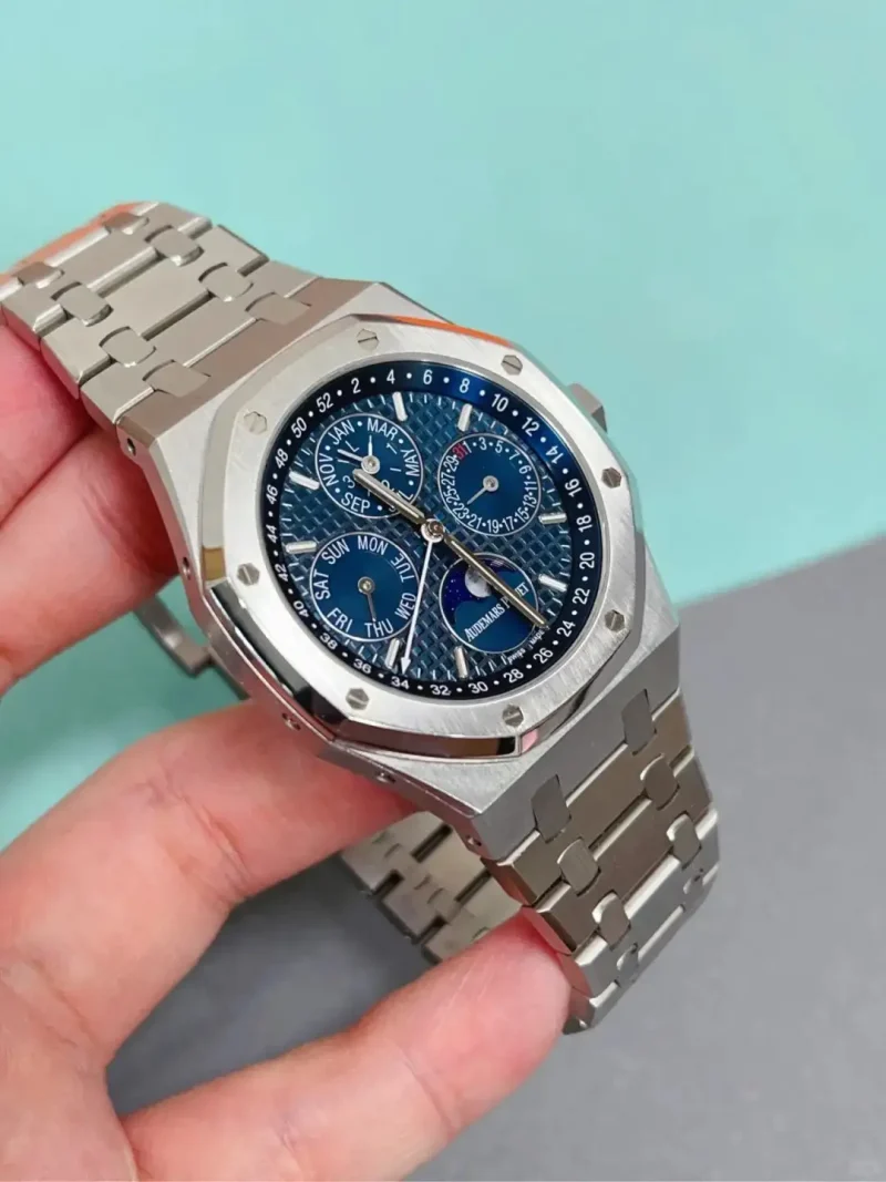 Audemars Piguet Royal Oak Perpetual Calendar Blue 26574ST.OO.1220ST.02 - Image 3