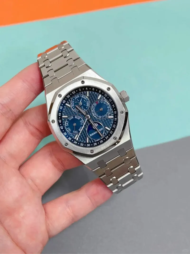 Audemars Piguet Royal Oak Perpetual Calendar Blue 26574ST.OO.1220ST.02 - Image 5