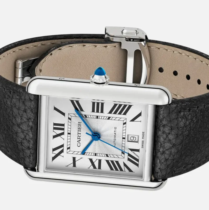Cartier Tank Must Men Automatic Silver Calf Watch WSTA0040 - Image 2