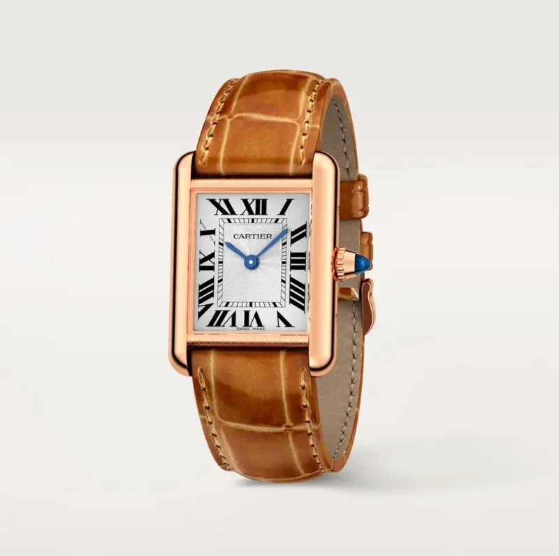 Cartier Tank Louis Women Automatic Silver Alligator Watch WGTA0010 - Image 2