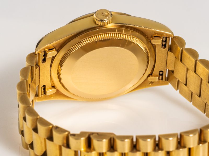 ROLEX DAY-DATE Ref-18238 AVENTURIN Stone Dial 18k Yellow Gold Papers BJ-1992 Unpolished - Image 2