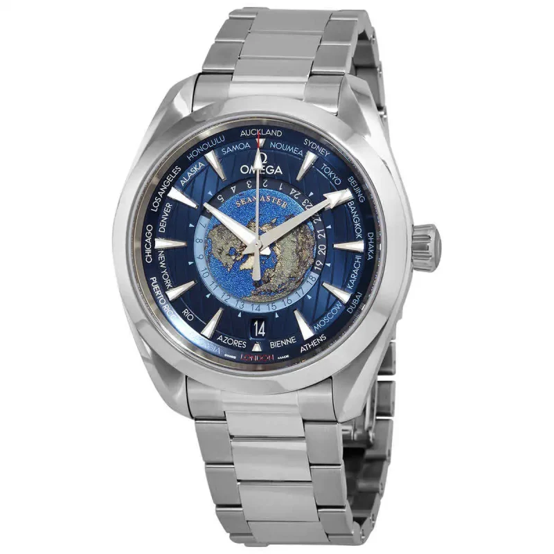 Omega Seamaster Aqua Terra Men Automatic Blue Stainless Steel Watch O22010432203001 - Image 2