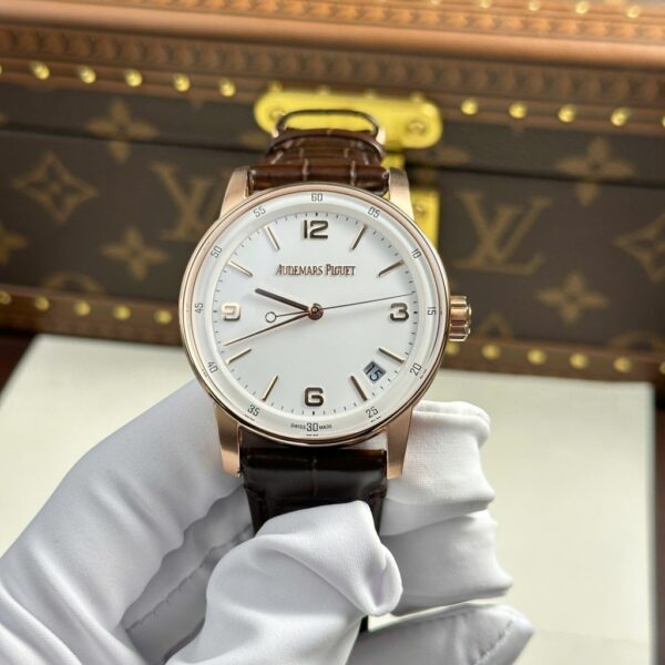 Best Fake Audemars Piguet Code 11.59 Selfwinding 15210OR White Dial Replica Watch APS Factory 41mm - Top Watch