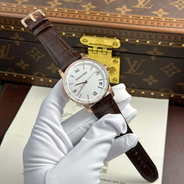 Best Fake Audemars Piguet Code 11.59 Selfwinding 15210OR White Dial Replica Watch APS Factory 41mm - Top Watch - Image 2