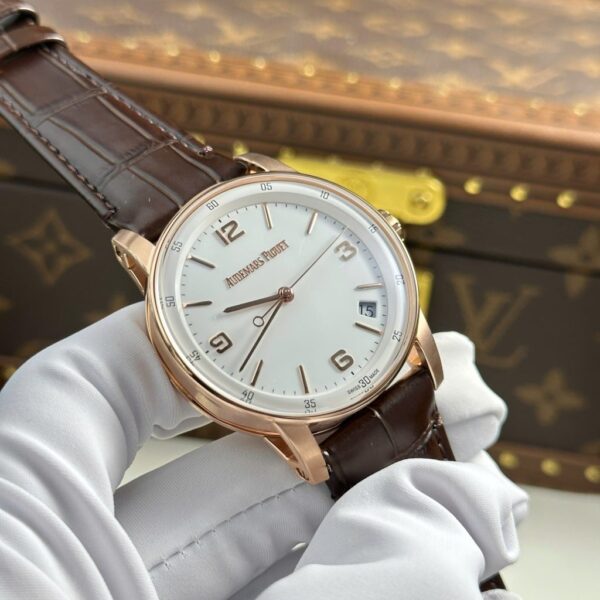 Best Fake Audemars Piguet Code 11.59 Selfwinding 15210OR White Dial Replica Watch APS Factory 41mm - Top Watch - Image 3