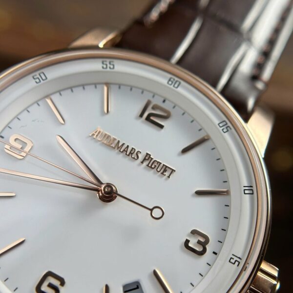 Best Fake Audemars Piguet Code 11.59 Selfwinding 15210OR White Dial Replica Watch APS Factory 41mm - Top Watch - Image 7