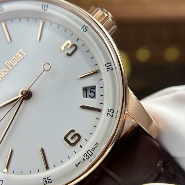 Best Fake Audemars Piguet Code 11.59 Selfwinding 15210OR White Dial Replica Watch APS Factory 41mm - Top Watch - Image 8