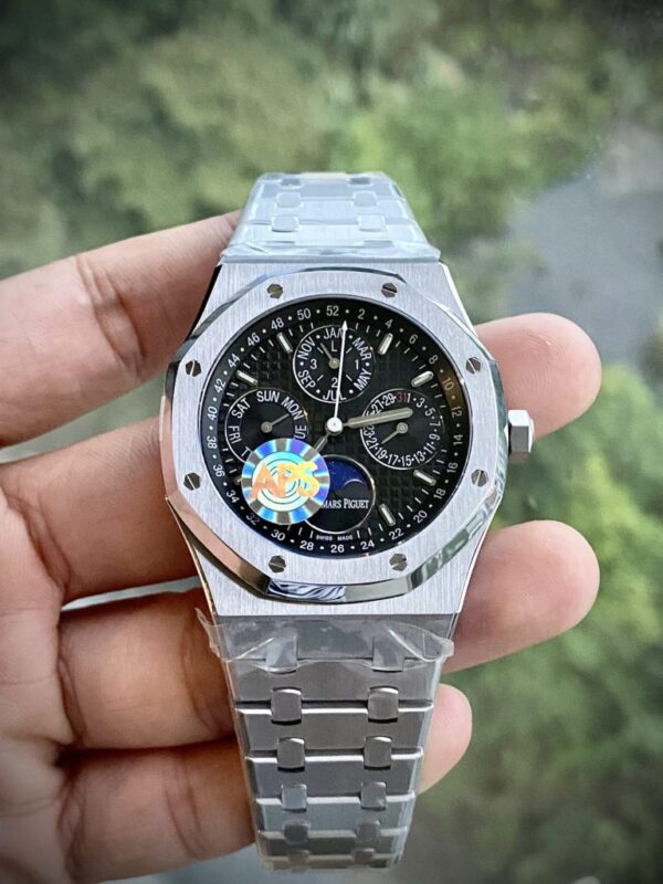 Best Fake Audemars Piguet Replica 1:1 Watch Royal Oak 26574ST Black Dial APS Factory 41mm - Top Watch
