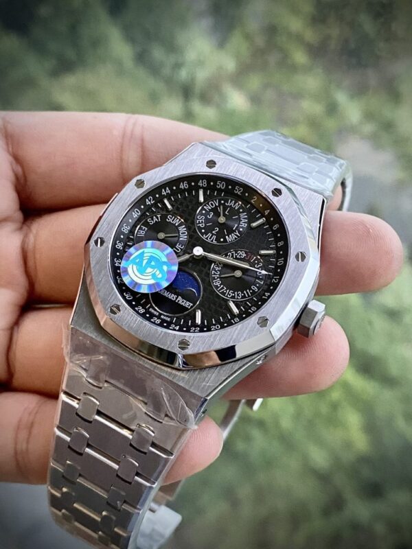 Best Fake Audemars Piguet Replica 1:1 Watch Royal Oak 26574ST Black Dial APS Factory 41mm - Top Watch - Image 2