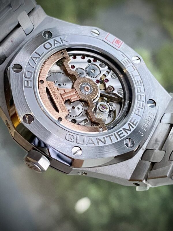 Best Fake Audemars Piguet Replica 1:1 Watch Royal Oak 26574ST Black Dial APS Factory 41mm - Top Watch - Image 8