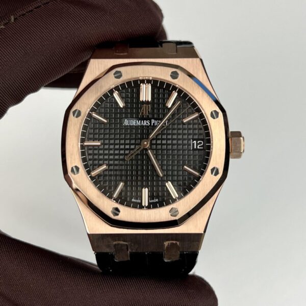 Swiss 1:1 Audemars Piguet Replica 11 Watch Rose Gold Wrapped Royal Oak 15500OR 41mm - Top Watch - Image 2