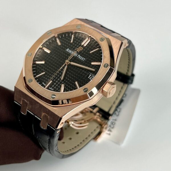 Swiss 1:1 Audemars Piguet Replica 11 Watch Rose Gold Wrapped Royal Oak 15500OR 41mm - Top Watch - Image 3