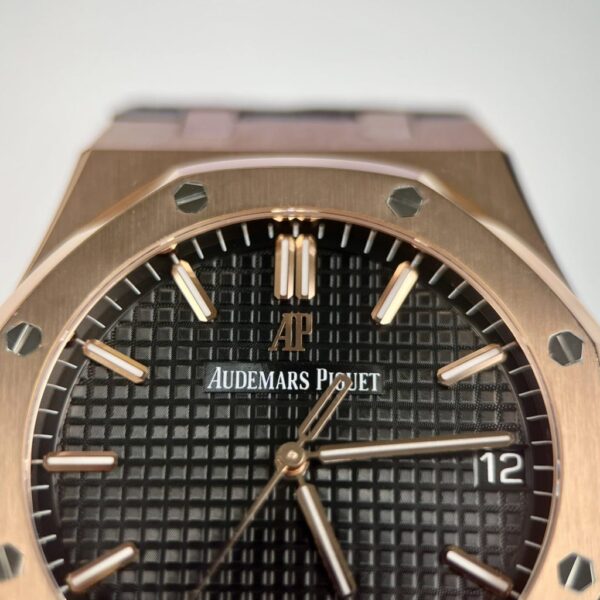 Swiss 1:1 Audemars Piguet Replica 11 Watch Rose Gold Wrapped Royal Oak 15500OR 41mm - Top Watch - Image 4