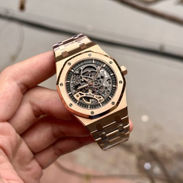 Best Fake Audemars Piguet Replica 1:1 Watch Royal Oak 15407 Rose Gold APS Factory 41mm - Top Watch - Image 2