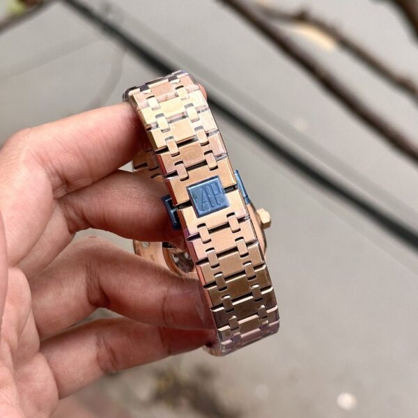 Best Fake Audemars Piguet Replica 1:1 Watch Royal Oak 15407 Rose Gold APS Factory 41mm - Top Watch - Image 7