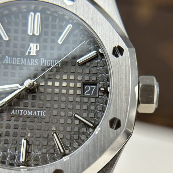 Swiss 1:1 Audemars Piguet Replica 11 Watch Royal Oak 15450ST Grey Dial Factory APS 37mm - Top Watch - Image 3