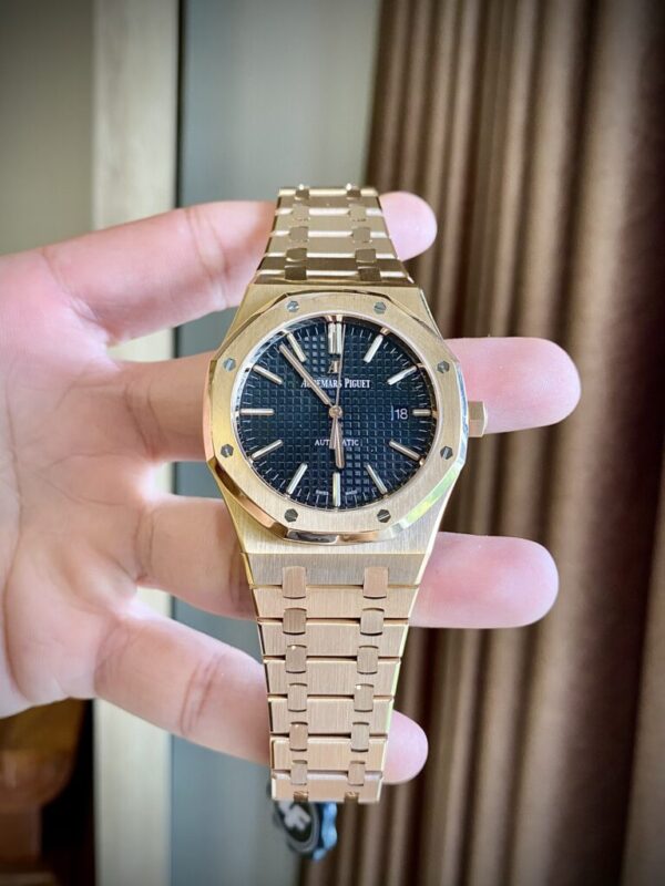Best Fake Audemars Piguet Replica 11 Watch Royal Oak 15500OR Blue Dial Steel Strap 41mm - Top Watch