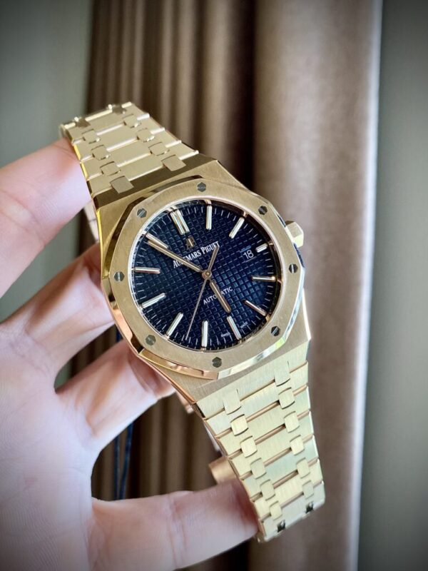 Best Fake Audemars Piguet Replica 11 Watch Royal Oak 15500OR Blue Dial Steel Strap 41mm - Top Watch - Image 2