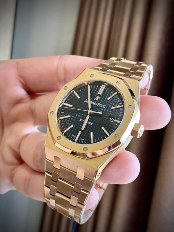 Best Fake Audemars Piguet Replica 11 Watch Royal Oak 15500OR Blue Dial Steel Strap 41mm - Top Watch - Image 5