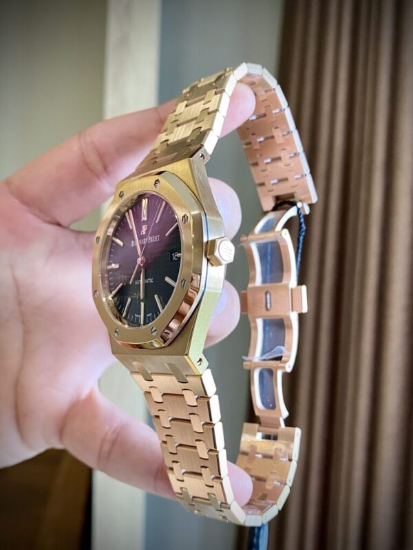 Best Fake Audemars Piguet Replica 11 Watch Royal Oak 15500OR Blue Dial Steel Strap 41mm - Top Watch - Image 6