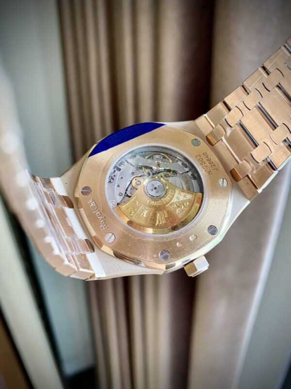 Best Fake Audemars Piguet Replica 11 Watch Royal Oak 15500OR Blue Dial Steel Strap 41mm - Top Watch - Image 7