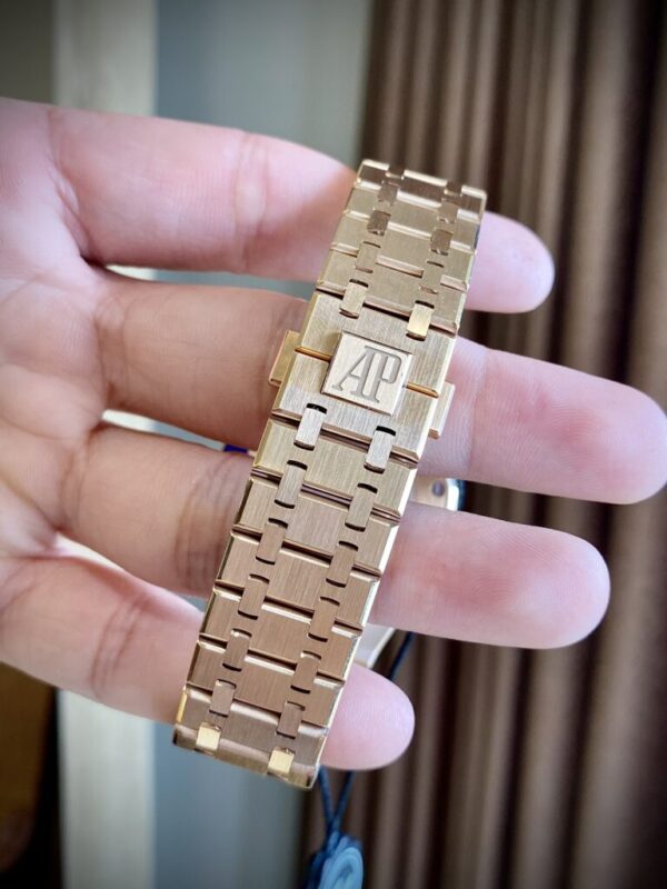 Best Fake Audemars Piguet Replica 11 Watch Royal Oak 15500OR Blue Dial Steel Strap 41mm - Top Watch - Image 8