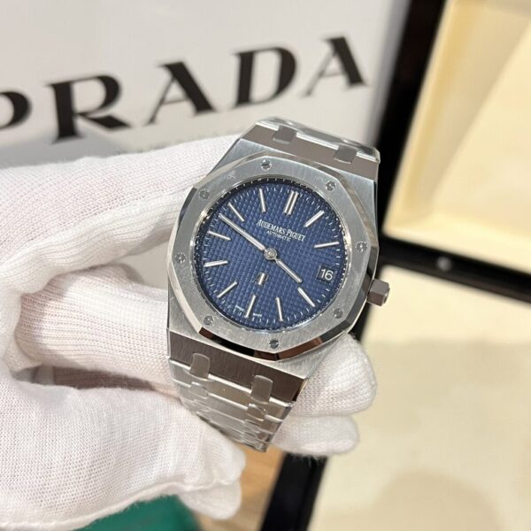 Replica Audemars Piguet Replica 1:1 Watch Royal Oak 16202 Blue Dial Anniversary Edition 39mm - Top Watch - 图片 3